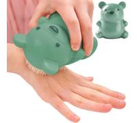 NAIL CLEANING BRUSH - Adorable Bear Soft Stiff Hair Scrubber with Ergonomic Design Handle for Easy Grip Caring for your delicate hands on your abs, our ABS Material Bare Nail Bra