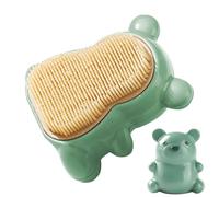 Nail Cleaning Brush, Creative Bear Soft Hair Nail Cleaning Brush, Kids Scrubbing Brushes, Bristle NailBrush, Easy To Grip Bear Finger Nails Brushes With Soft Bristles For Children, Women
