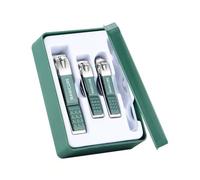 Nail Clipper Combo Set HighGrade Household Fingernail Clippers Men and Women Universal Trimming Tools Simple Portable Nail Tools(Green B 4pcs)