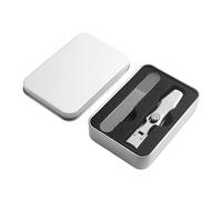 Nail Clipper - Nail Clipper with Catcher, Stainless Steel Large Anti-Splash Nail Clippers, Ultra Sharp Fingernail and Toenail Clipper Cutters, Portable Nail Clipper Set (Silver)