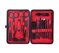 Nail Clipper Set 18 in 1 Manicure Set, Stainless Steel Nail Care Set, Professional Fingers & Toes Nail Grooming Tool, Portable Pedicure Kit for Men Women Nail Clipper Kit