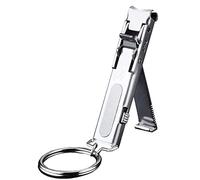 Nail Clipper， Ultra-Thin Nail Clippers Collapsible Portable Travel Fingernail Keychain Nail Scissors Cutter Manicure Tools