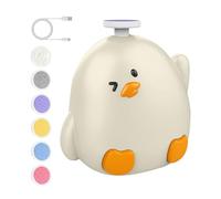 Nail Clippers - 7x7cm Nail File Quiet Work | Electric ABS Chicken Shaped Nail File for with 6 Replacement Grinding Heads, Care Kit