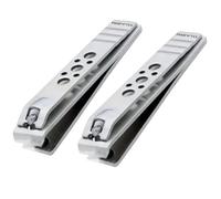 Nail Clippers, Fingernail and Toenail Cutters, Sharp and Durable Nail Cutter, Made of Medical Grade Stainless Steel, Nail Clipper Gift Unisex (3-O-Holes Clippers Pack of 2)