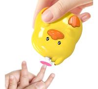 Nail Clippers for | 3 Speeds Silent Duck Design Nail Trimmer, Silent Electric Nail Clippers with Light and 6 Heads, for Women, Men and Seniors Nail Hands and Feet