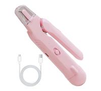 Nail Clippers for Dogs, Rechargeable Nail Clipper with LED Light for Pets - for Pet Grooming for Paws Care, for Toe and Trimming Domestic Fingers