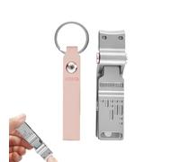 Nail Clippers for Men with Receiver, Wide Jaw Aperture Nail Clippers, Nail Clippers for Thick Nails | Anti Splash Stainless Steel Nail Clippers with Ergo Lever