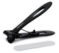Nail Clippers for Thick Nails - Over 15mm Wide Jaw Opening,Heavy Duty Toenail Clippers for Thick Nails,Fingernail Clippers with Nail File Better for Elderly,Men,Nail Cutter(Black)