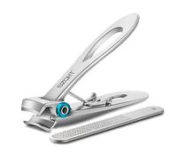 Nail Clippers for Thick Nails,SZQHT 15mm Wide Jaw Opening Finger Nail Clippers for Ingrown Toenail Clippers for Men,Tough Nails, Seniors, Adults.Deluxe Sturdy Stainless Steel Big(Silver)