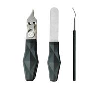 Nail Clippers for Toenails, Eagle Beveled Nail Clippers - Set of 1 Anti Splash Trimmer for Thick and Ingrown Nails Personal Care Men Women Older