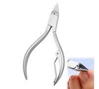 Nail Clippers for Toenails Professional, Toenail Pliers Made of Stainless Steel, Cuticle Scissors for Deep, Strong, Thick Toes, Ingrown Toenails and Fingernails, Silver