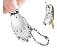 Nail Clippers in Foot and Hand Shape - Nail Clippers for Men, Ergonomic, Designed for Easy Hold, Rust Resistant, Ideal as Birthday or Personal Care