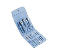 Nail Clippers Kit Nail Clipper Set, Household Nail and Foot Repair Tools, Portable Nail Clippers, High-end Scissors, and Dead Skin Foot Repair Tools Manicure Set(Blue)
