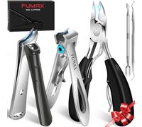 Nail Clippers - Large Nail Clippers for Thick Nails with Wide Opening, Ingrown Toenail Clippers for Seniors Thick Toenails, Heavy Duty Sharp Slanted Nail Cutter for Men Women