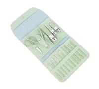 Nail Clippers Set, Earpick Professional Eyebrow Scissors Nail Care Tool Manicure Kit Cuticle Nippers for Manicurist for Home (Matcha Green)