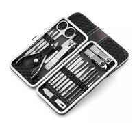 Nail Clippers Set Pedicure Knife Nail Clipper Set Home Clippers Pliers Adult Manicure Tools Personal Care Nail Kit(Black)