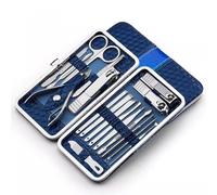 Nail Clippers Set Pedicure Knife Nail Clipper Set Home Clippers Pliers Adult Manicure Tools Personal Care Nail Kit(Blue)