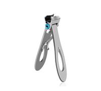 Nail Clippers Stainless Steel Manicure Fingernail Cutter Nail Trimmer Household Thick Hard Toenail Scissors Tools(L-Silver)