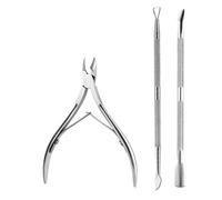 Nail Clippers Stainless Steel Nail Clippers Exfoliating Knife Professional Nail Care Manicure Set,3pcs