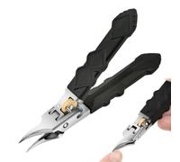 Nail Clippers, Stainless Steel Toenail Cutter Extended Handle Professional | Extended Handle Clippers, Stainless Steel Toenail Cutter, Compact 4x1 Inch for Women Men Teens Family Friends Home Travel