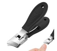 Nail Clippers - Stainless Steel Toenail Cutter with Wide Jaw Opening, Robust Nail Cutter, Fingernails and Toenails | For Men, Women, Girls, Children, Teenagers, Teenagers, Marriages