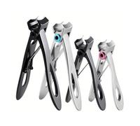 Nail Clippers Stainless Steel Two Sizes are Available Manicure Fingernail Cutter Thick Hard Toenail Scissors Tools(Black Small)