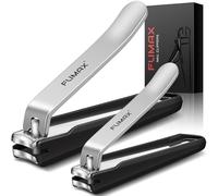 Nail Clippers - Stocking Stuffers for Men Women, 2-Pack Large & Small Nail Cutter for Fingernails & Toenails, Sharp Stainless Steel Heavy Duty Fingernail Clipper Christmas Gifts for Adults
