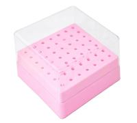 Nail Clippers Storage Box (49 Compartments), Easy to Clean, Dustproof, Ideal for Storage Nail Tools for Nail Tools | For Beginners, Advanced Users, Family, Hooks, pink, Please refer to the description