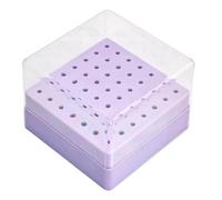 Nail Clippers Storage Box (49 Compartments), Easy to Clean, Dustproof, Ideal for Storage Nail Tools for Nail Tools | For Beginners, Advanced Users, Family, Hooks, purple, Please refer to the