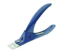 Nail Clippers Tip Cutters for Acrylic False Fake Gel Artificial Nails Rustproof Sharp Professional Manicure Pedicure Trimmer Nail Care Tools (Blue)
