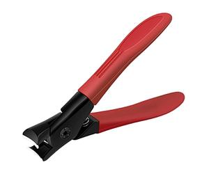 Nail Clippers Toenail Cutter for Thick Hard,Red 3.54 Inchx2.09 Inch | Stainless steel folding design ABS non-slip handle wide jaw sharp portable washable [Quality clippers