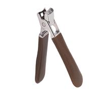 Nail Clippers, Wide Jaw Opening Nail Cutter, Finger Clipper for Thick and Hard Nails, Toe Nail Clippings (Brown)