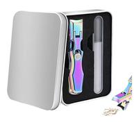 Nail Clippers with Catcher, Anti-Splashing Stainless Steel Toenail Clipper for Thick Hard Nails, Large Professional Fingernail Clippers for Men Women, Colorful.