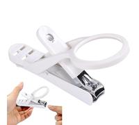 Nail Clippers with Magnifying Glass, Baby Nail Clippers with Magnifying Glass, Rotary Nail Clippers, Toenail Clippers, Care for Elderly Babies
