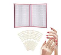 Nail Color Display Book, 216 Colors Professional Chart, 29x21.5cm Hardcover Palette, Reusable Design Organizer, Manicure Sample Book with Elegant Style, Studio Storage for Painting Design