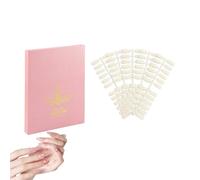 Nail Color Display Book, Nail Polish Sample Display Book, Showing Professional 216 Colors Portable Chart for Practice Girls Styling Stations Art Women Salon Storage