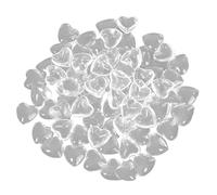 Nail Color Display Card Heart Shaped Flat Back Fake Nail Displaying Chart 100PCS, Nail Tips