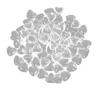 Nail Color Display Card Heart Shaped Flat Back Nail Displaying Chart 100PCS