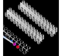 Nail Colour Display, 240 Pcs Clear Nail Swatches, Round Nail Art Color Display Chart, Nail Swatch Book with Adhesive Sticker Naill Display Card Sticks for Naill Polish Practice Designs Board