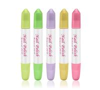 NAIL CORRECTOR PEN POLISH REMOVER VARNISH PENS CORRECTION NAIL ART KIT SET (5PCS)