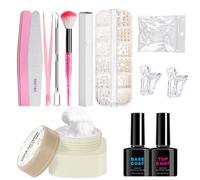 Nail Crafting Set | 3D Sculpting Gel for Nail Craft | Fingernails Art Carving Patterns, Long-Lasting Manicure Solution for Beginners Professionals Mother Wife