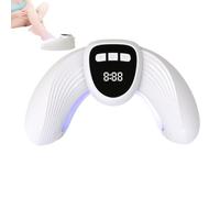 Nail Curing Lamp, UV Gel Nail Lamp, U Shaped Portable Dryer Fingernail Tools Quick Drying with Timer for Travel Spa Camping