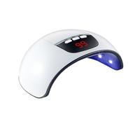 Nail Curing Lamp, UV Lamp With 3 Timers And LED Display For Polishing And Drying Nail Polish - USB Port(White)