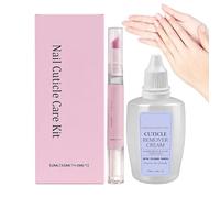 Nail Cuticle Kit - Gentle Manicure Tools, 50ml Women Cuticle Pusher & Remover for Home Spa Use, Precision Stainless Steel Implements with Ergonomic Grip, Grooming Set for Refining and Enhancing
