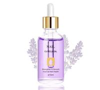 Nail Cuticle Oil with Vitamin E & B, Cuticle Oil for Nails, Jojoba Nail Cuticle Oil, Moisturizes Cuticle and Nail's Skin, Strengthens Nails, Prevents Hangnails and Chapped 15ML (Lavender)