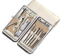 Nail Cutter Kit 12 Pieces Stainless Steel Clipper Set Home Portable Manicure Knife High-end Scissors Dead Skin