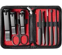 Nail Cutter Kit Clipper Set Home Women's Clippers High-Grade Scoop Pedicure Tools(Red)