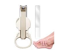Nail Cutter - Professional Nail Cutter Fingernail Cutter, Violin Shape Trimmer Bottle Opener for Daily Hand Foot Salon Women Senior Home Outdoor Salon and Camping Use