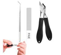 Nail Cutter - Wide Inclined Jaw, Anti-Splash Scissors With Non Slip Handle | Smart Debris Management Grooming Tool Women Men Aged Guitars Animals
