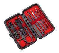 Nail Cutting Set Stainless Steel Portable Practical Handy 10 Pieces Personal Manicure Set for Home Salon Travel Dorm Business Trip for Men and Women